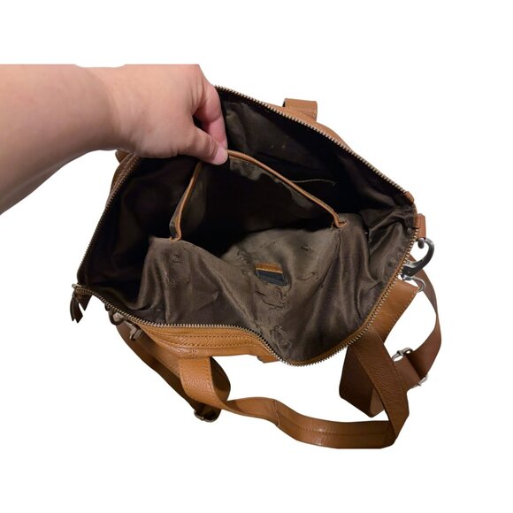 Genicci Leather Backpack Tablet Compartment Adjustable Convertible 100% Leather - Picture 13 of 16